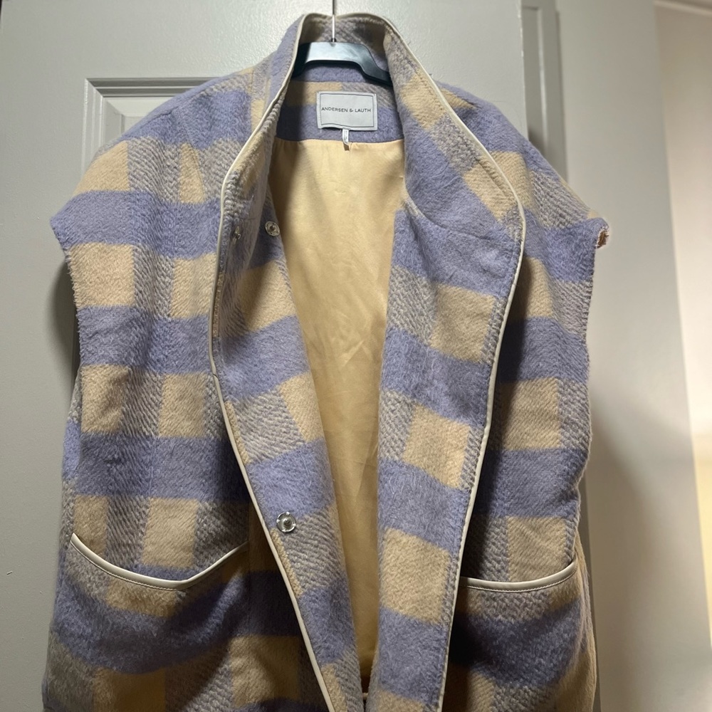 Anthropologie Plaid Cape -one size - Picture 5 of 8